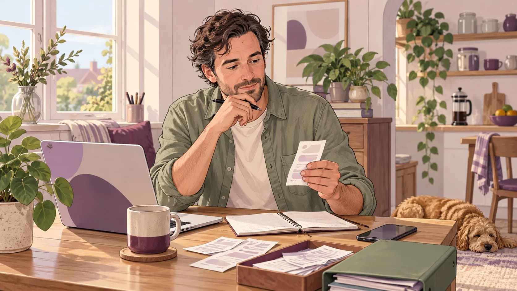 Editorial illustration: Small weekly tax habits that make quarterly reporting easier