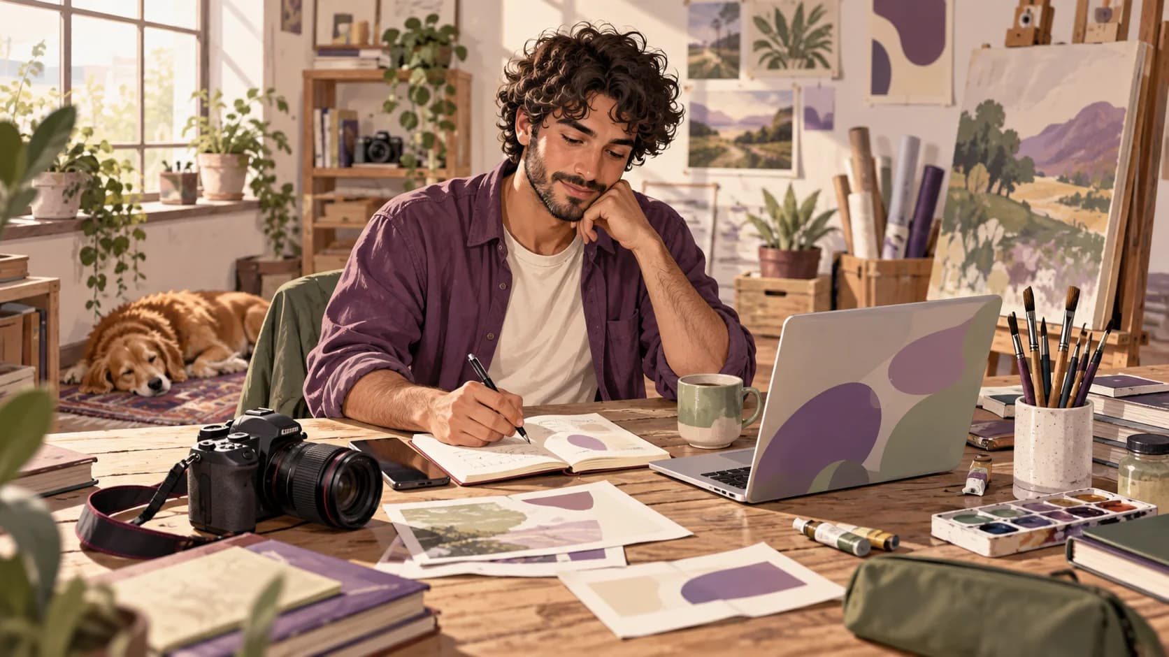 Editorial illustration: Creative tax deductions: what designers, writers and artists can claim