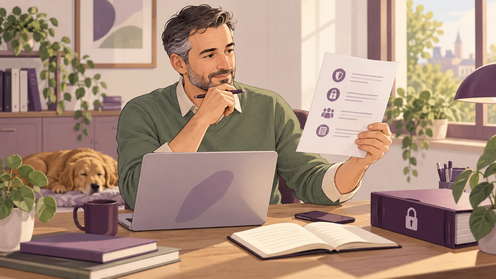 Editorial illustration: How to assess the security of your tax software