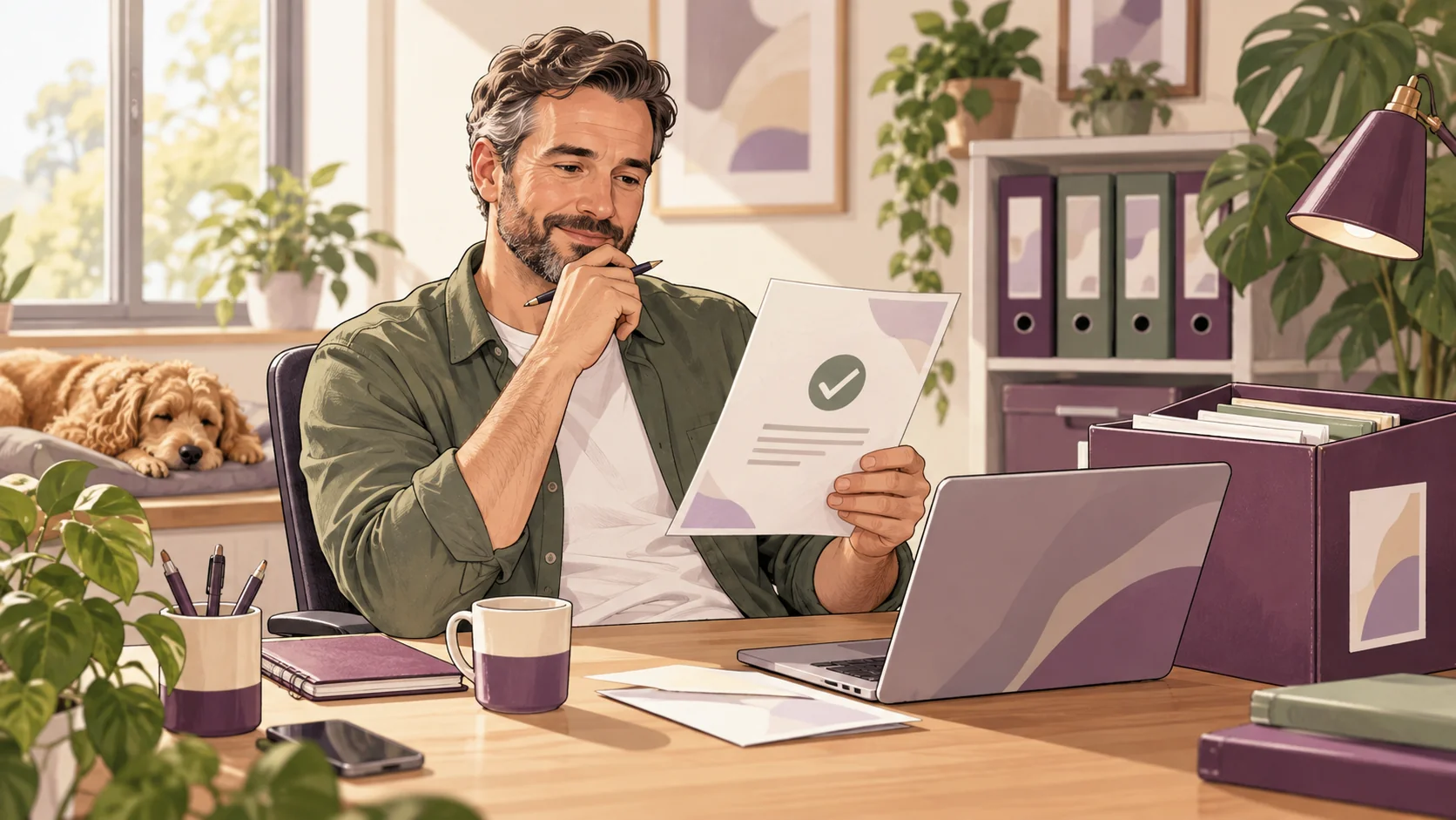 Editorial illustration: What an HMRC submission acknowledgement tells you