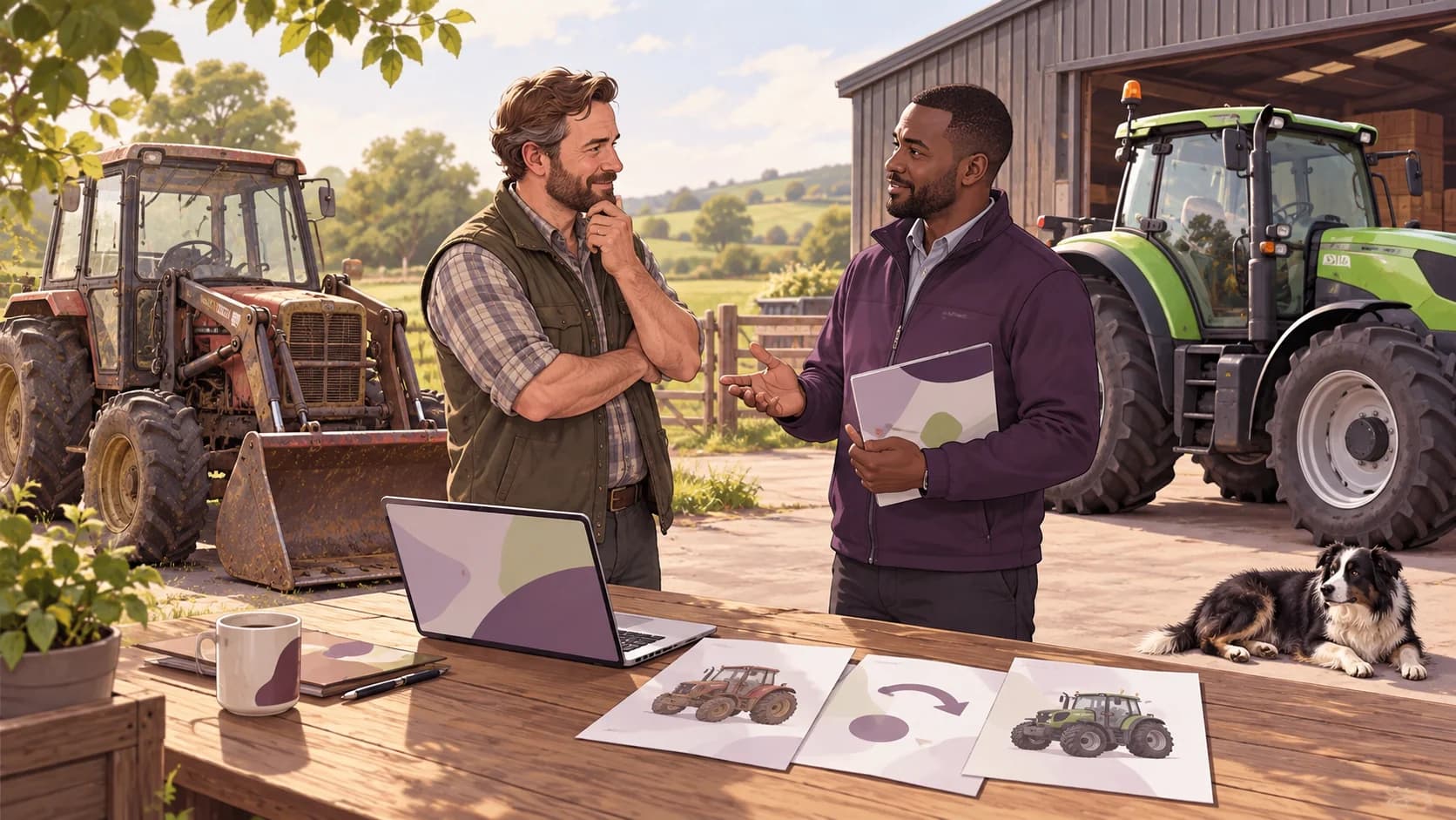 Editorial illustration: Selling business equipment or a vehicle: recording the disposal correctly