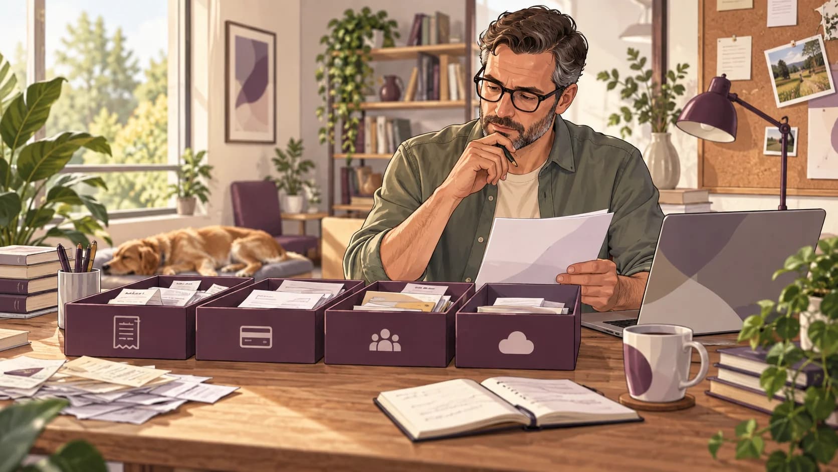Editorial illustration: A mid-period review of your second-quarter MTD records