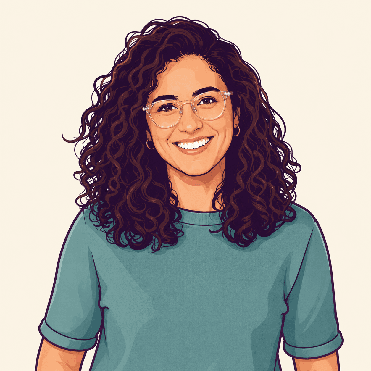 A smiling sole trader
