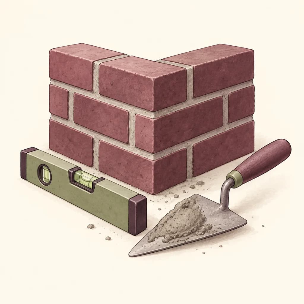 Illustration for bricklayers
