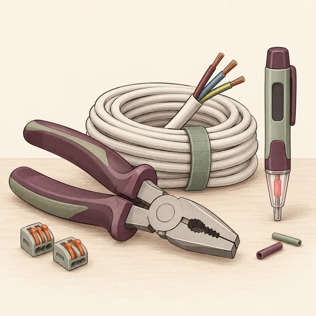 Illustration for electricians
