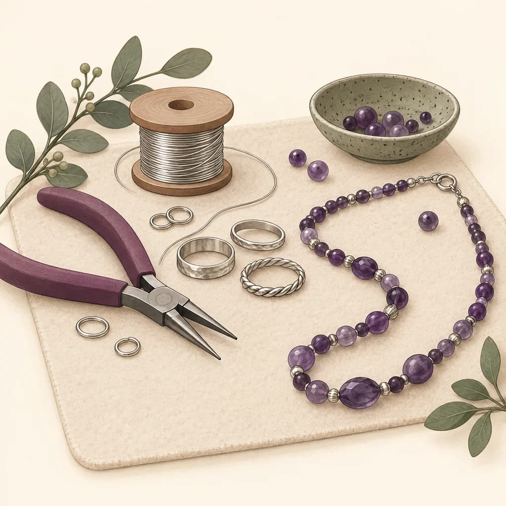 Illustration for jewellery makers